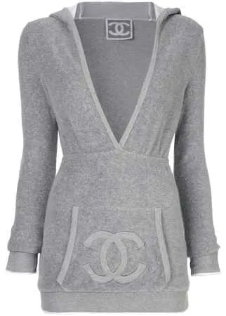 Chanel Pre-Owned худи с логотипом CC