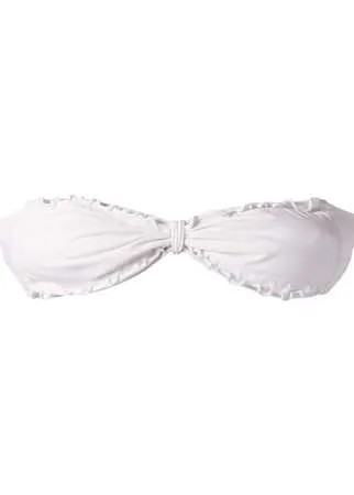 Amir Slama ruffled trim bandeau bikini top