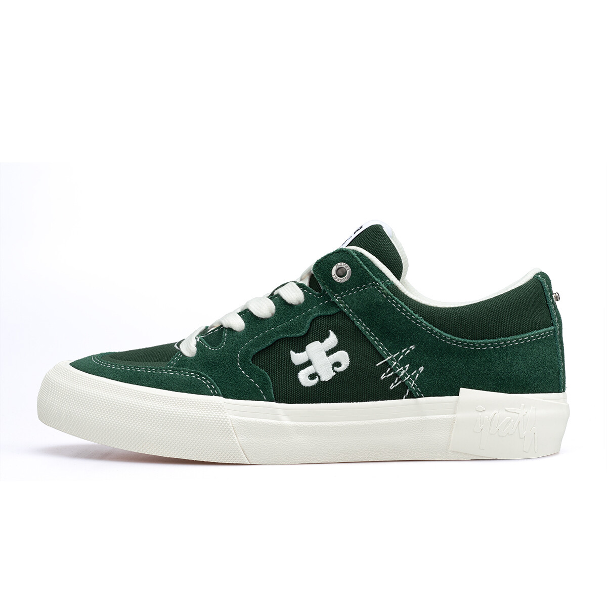 Кроссовки IPATH Skateboarding Shoes Unisex Low-top White, зеленый