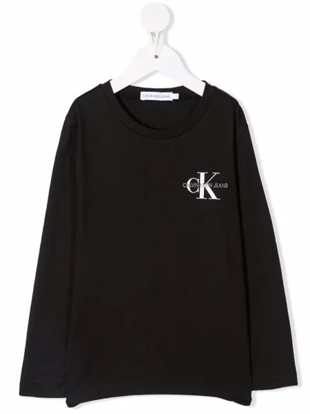 Calvin Klein Kids футболка из органического хлопка с логотипом