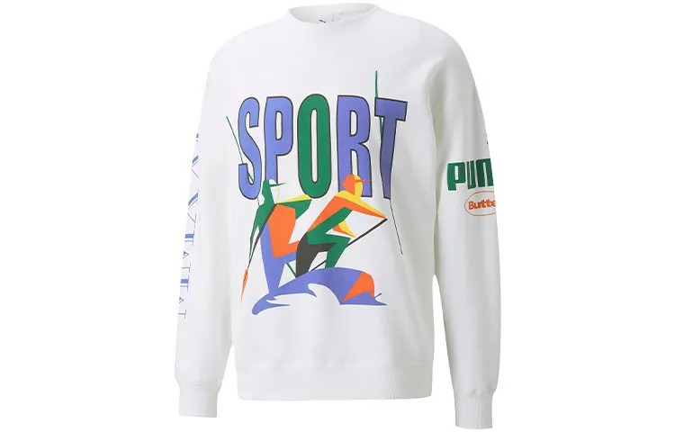 Свитшот Butter Goods Co-brand унисекс белый Puma, белый