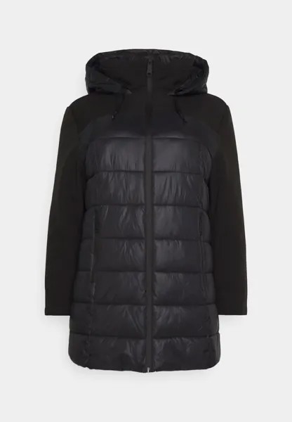 Зимнее пальто Oncsophie Mix Puffer Plus Size ONLY Curve, черный