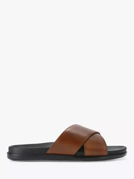 Шлепанцы KG Kurt Geiger Rome Leather, цвет tan