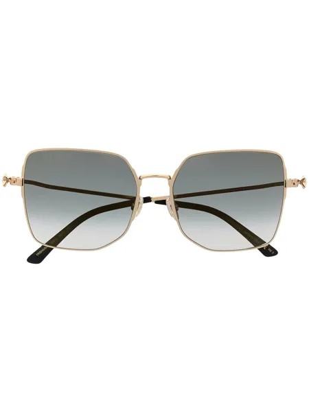 Jimmy Choo Eyewear солнцезащитные очки Trisha в массивной квадратной оправе