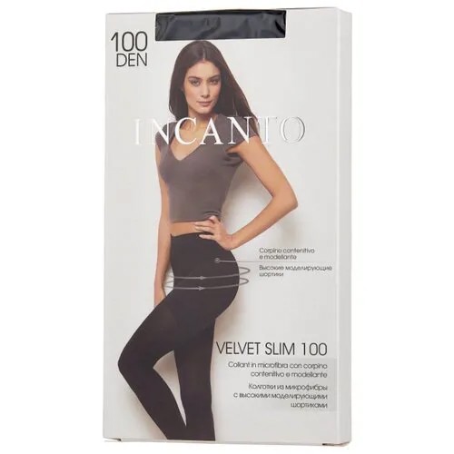 Колготки Incanto Velvet Slim, 100 den, размер 4, nero (черный)