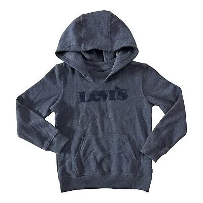 Толстовка с капюшоном Levis для мальчиков на мягкой флисовой подкладке с длинными рукавами и графическим принтом