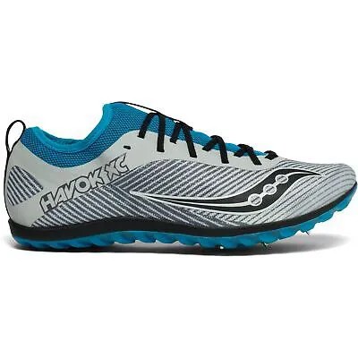 Мужские кроссовки Saucony Havok XC 2 Spike Grey | Синие туфли 13 м