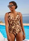 Купальник FRILL WRAP TUMMY CONTROL Next, мультиколор