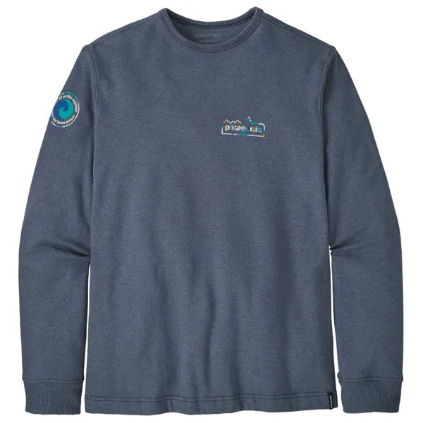 Пуловер Patagonia LW Unity Fitz Wildrise Crew, цвет New Navy