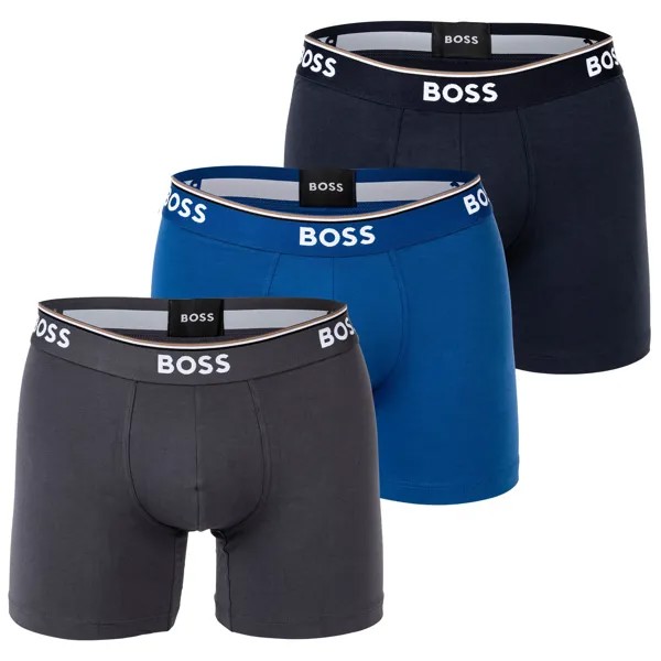 Боксеры BOSS Boxershort 3 шт, синий