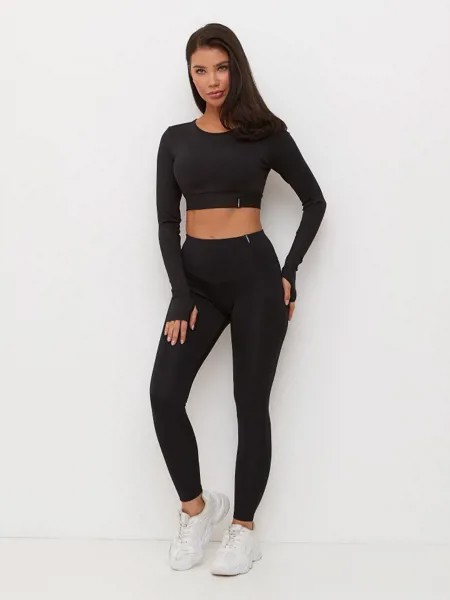 Спортивные леггинсы женские Euphoria Classic черные L
