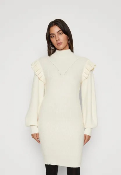Платье ажурное VILA VIBOOBA FRILL, цвет birch
