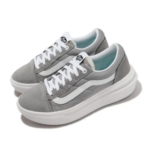 Серые мужские повседневные туфли унисекс на платформе Vans Old Skool Over Drizzle VN0A7Q5EKAQ