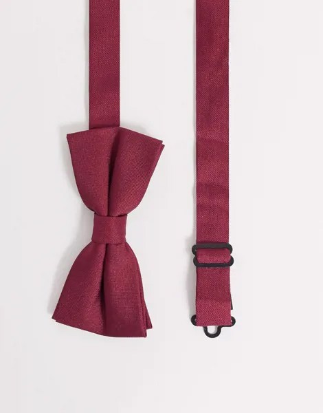 Бордовый галстук-бабочка Twisted Tailor-Красный