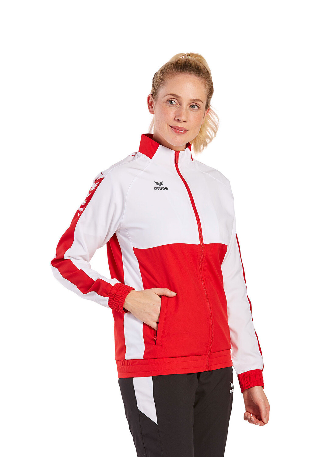 Спортивная куртка erima Six Wings Präsentationsjacke, красный