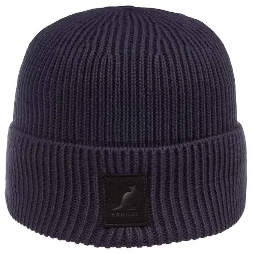 Шапка KANGOL арт. K3020ST Patch Beanie (темно-синий), размер UNI