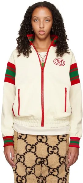 Спортивная куртка в полоску Off-White Gucci