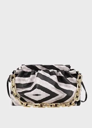 Женская цепочка Zebra Шаблон Печать на плече Сумка Сумка-портфель Сумка