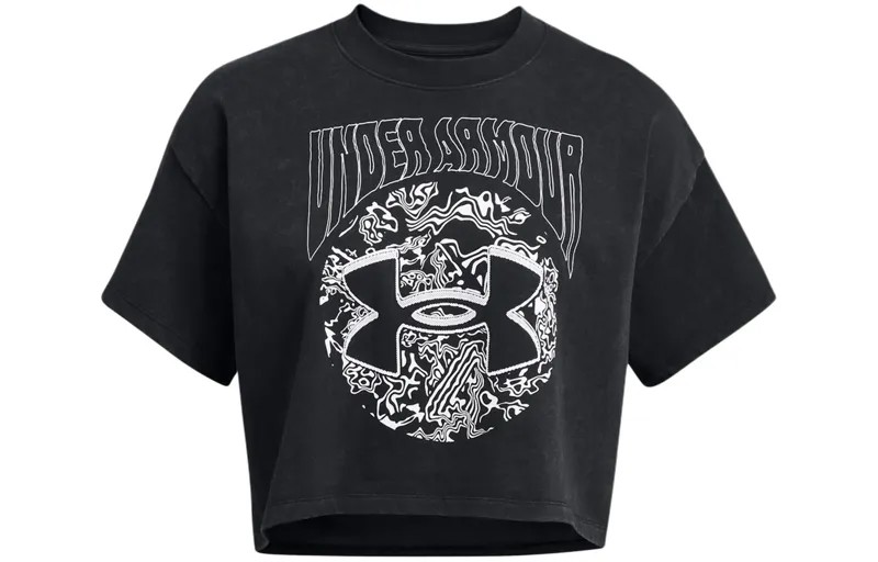 Женская футболка Under Armour, цвет Black