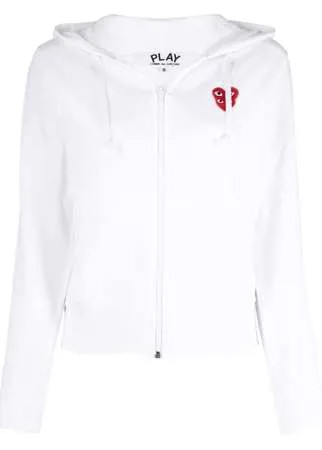 Comme Des Garçons Play укороченное худи с логотипом