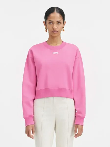Пуловер с логотипом Grgrain Le Gr Grain Jacquemus, розовый