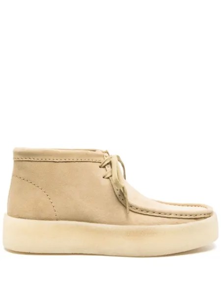 Clarks Originals ботинки Wallabee Cup, нейтральный цвет