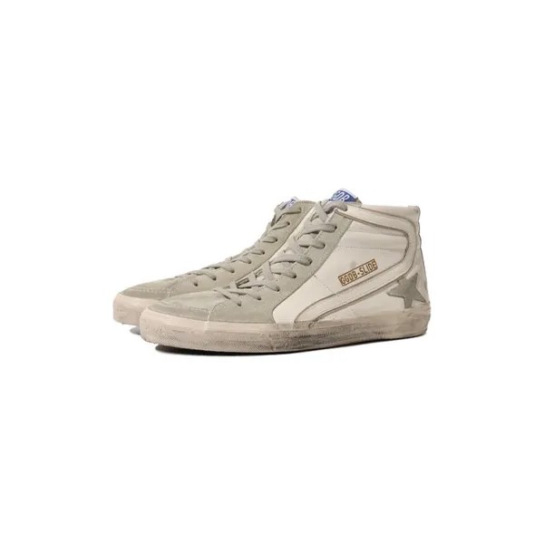 Кожаные кеды Slide Golden Goose Deluxe Brand