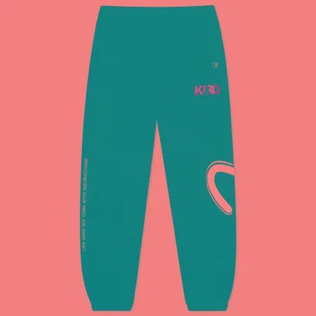 Мужские брюки Evisu Evisukuro Reflective Swing Seagull Printed, цвет чёрный, размер S
