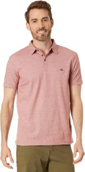 Рубашка-поло Sunset Cruise Polo Quiksilver, цвет Red Ochre