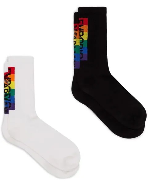 Носки Emporio Armani 2-Pack Short Socks, черный/белый
