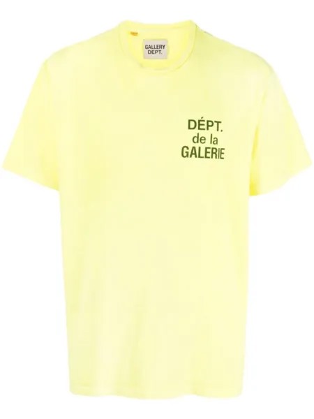 GALLERY DEPT. футболка с логотипом, желтый
