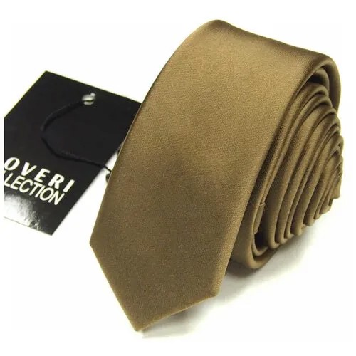 Оригинальный молодежный галстук болотного цвета Coveri Collection 811002