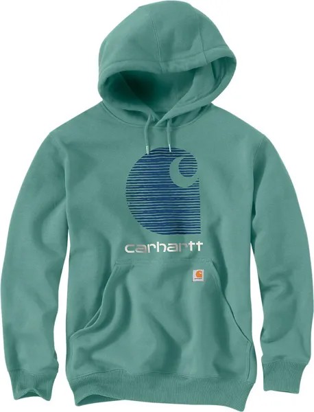 Толстовка Carhartt Rain Defender C Logo, зеленый