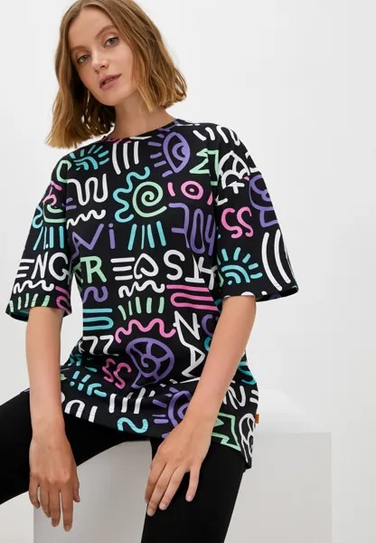 Футболка женская ZAVI oversize разноцветная 54-56 RU