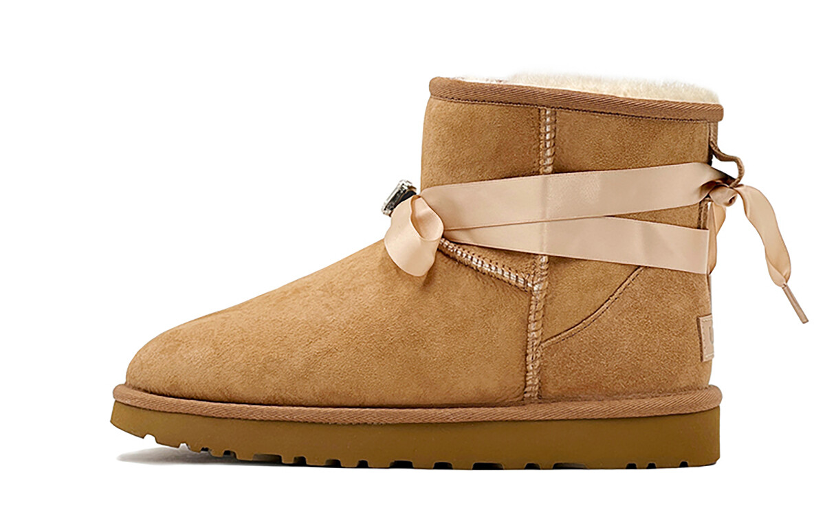 CLASSIC MINI Зимние ботинки женские бежевые Ugg