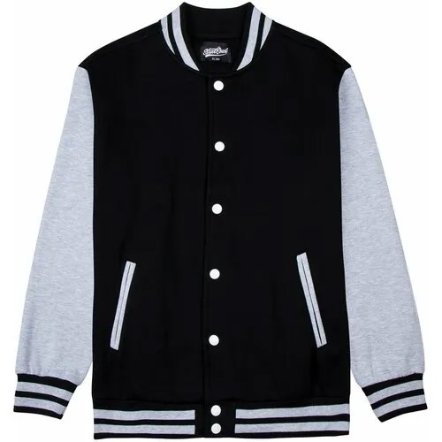 Толстовка Street Soul Бомбер трикотажный / Street Soul / Varsity Classic Jacket V 3, размер XL, черный