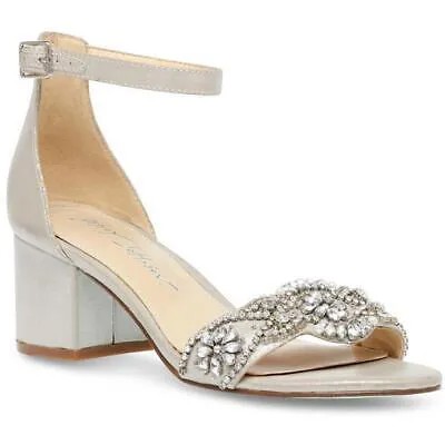 Синие женские туфли-лодочки Betsey Johnson Mel Silver 9 Medium (B,M) BHFO 8152