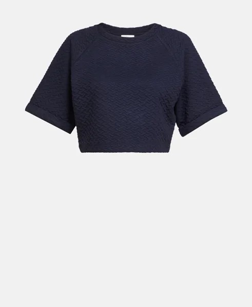 Пуловер с короткими рукавами S.Oliver, синий