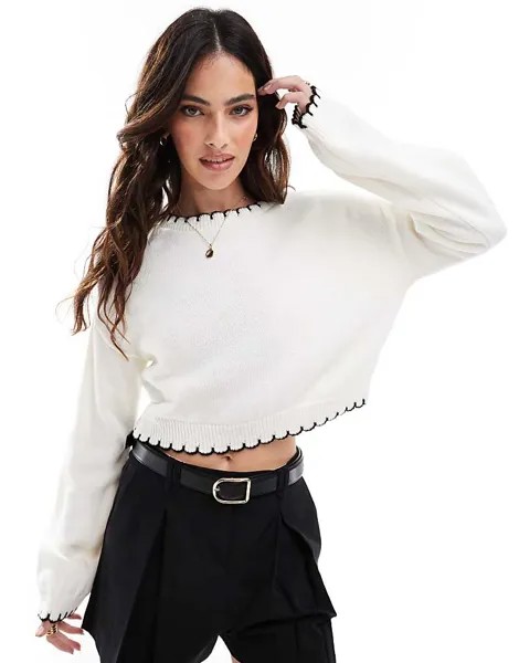 Джемпер вязанной вязки Miss Selfridge