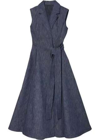 Carolina Herrera джинсовое платье с запахом