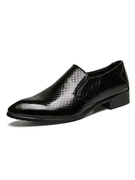 Milanoo Men's Quilted Dress Loafers