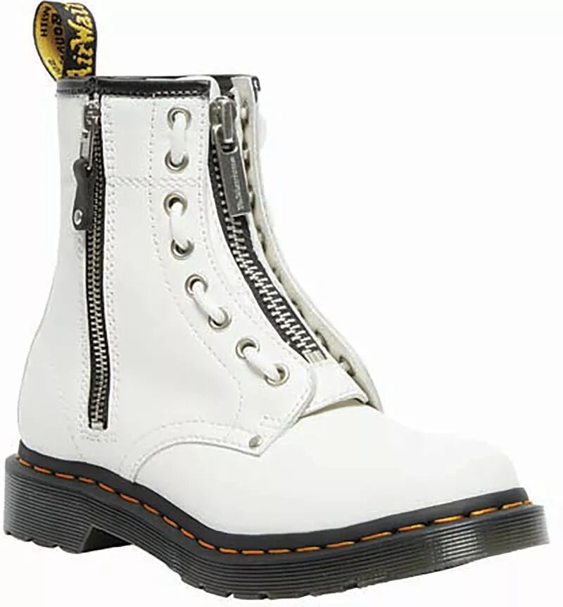 Женские кожаные ботинки Dr. Martens 1460 с двойной молнией, белый