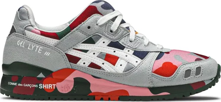 Кроссовки comme des garçons shirt x gel lyte 3 'colorful camo' Asics, многоцветный