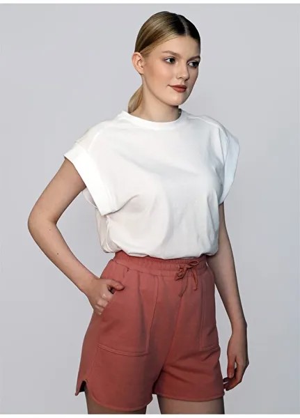 Простая белая женская футболка с круглым вырезом 242 LCF 242014 LOSEA WHITE Lee Cooper, белый