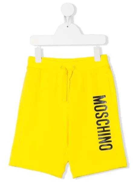 Moschino Kids спортивные шорты с логотипом