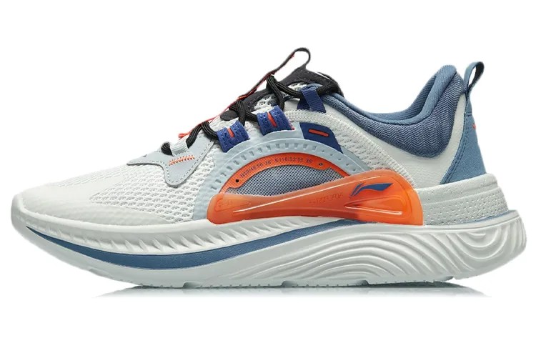 LINING Spark Lifestyle Shoes Men Low-top Frost White/lime Blue
