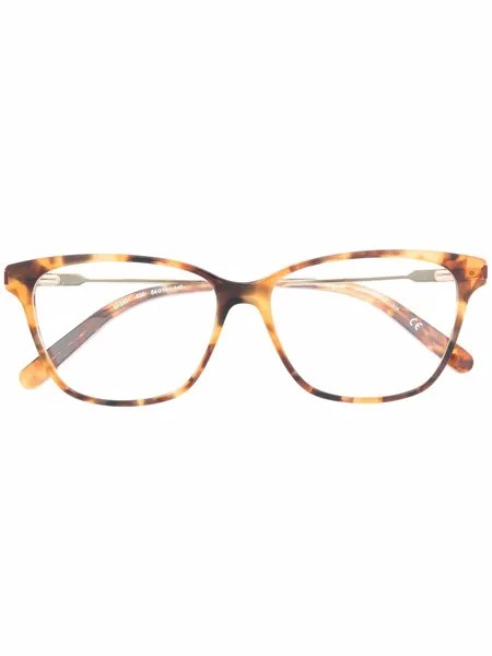 Salvatore Ferragamo Eyewear очки в квадратной оправе черепаховой расцветки