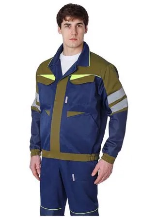 Куртка укороченная мужская PROFLINE BASE, т. синий/оливковый (44-46; 170-176)