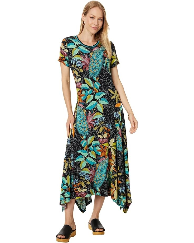 Платье Johnny Was The Janie Favorite Asymmetric Knit Dress- Paon, цвет Paon Print