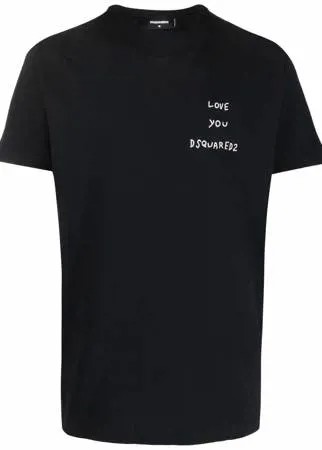 Dsquared2 футболка с вышивкой